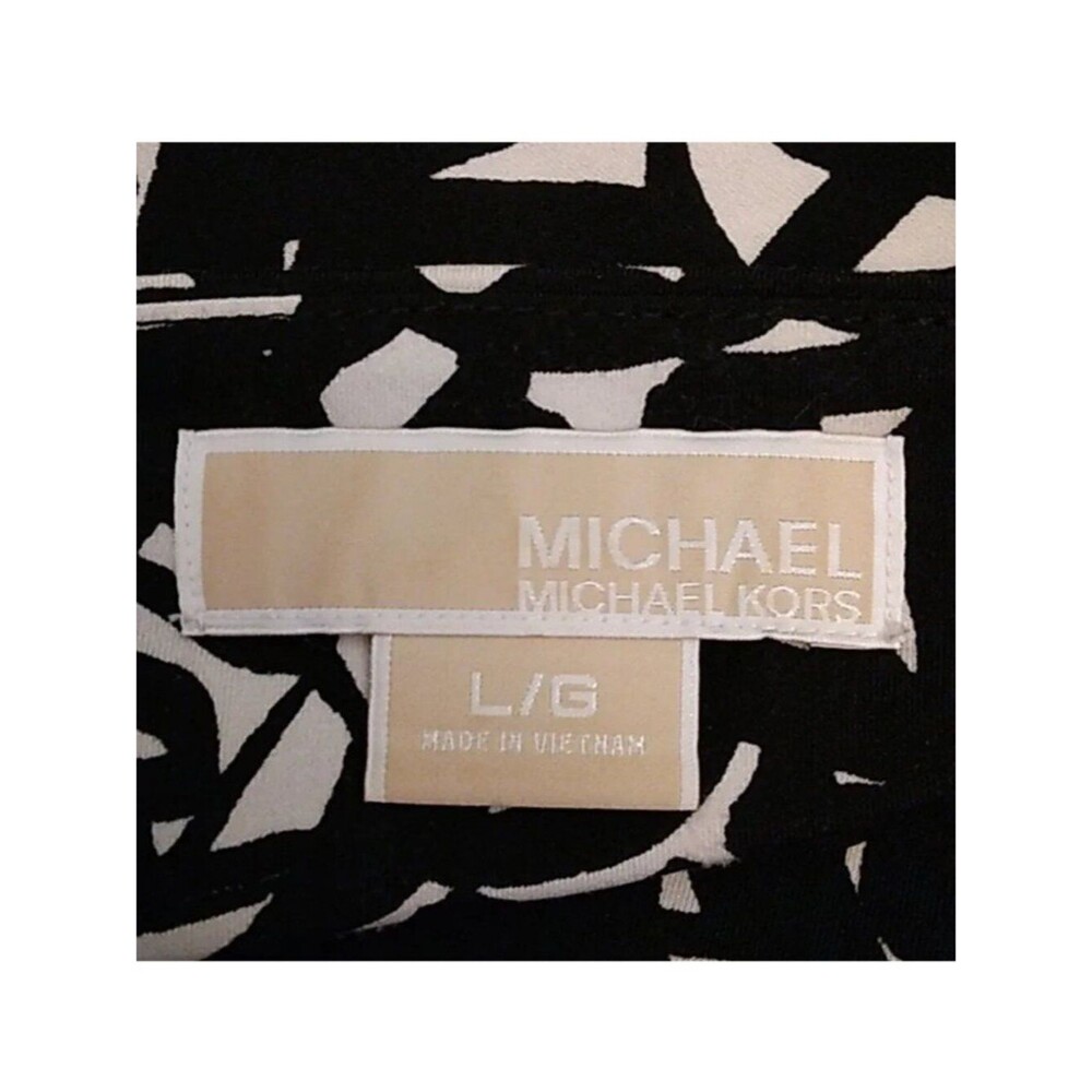 MICHAEL Michael Kors Casual Dress Size Large Geometric - Picture 11 of 13